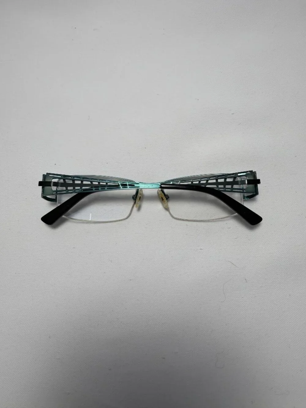 Rough Justice Two-Timer Green Eyeglasses – Frames Only